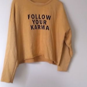 Zara half sweatshirt
